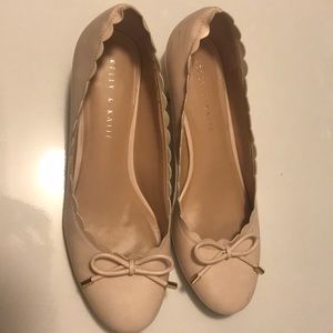 Scalloped design shoes